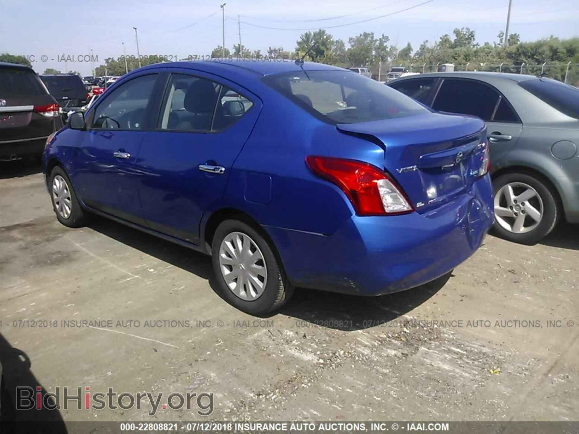 2012 Nissan Versa - VIN: 3N1CN7AP9CL929875 - Фото 3