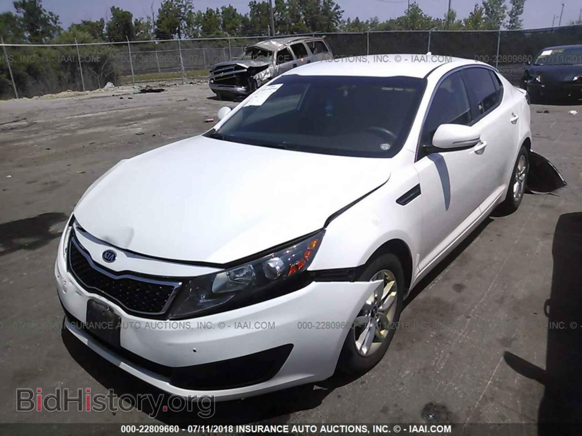 2011 Kia Optima - VIN: KNAGM4A74B5148192 - Фото 2