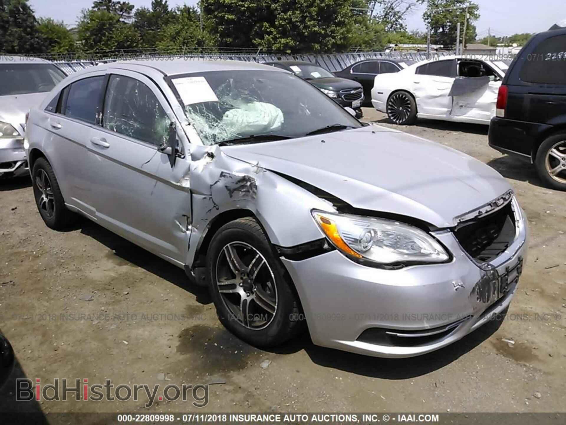 Фотография 1C3CCBAB7CN138789 - CHRYSLER 200 2012