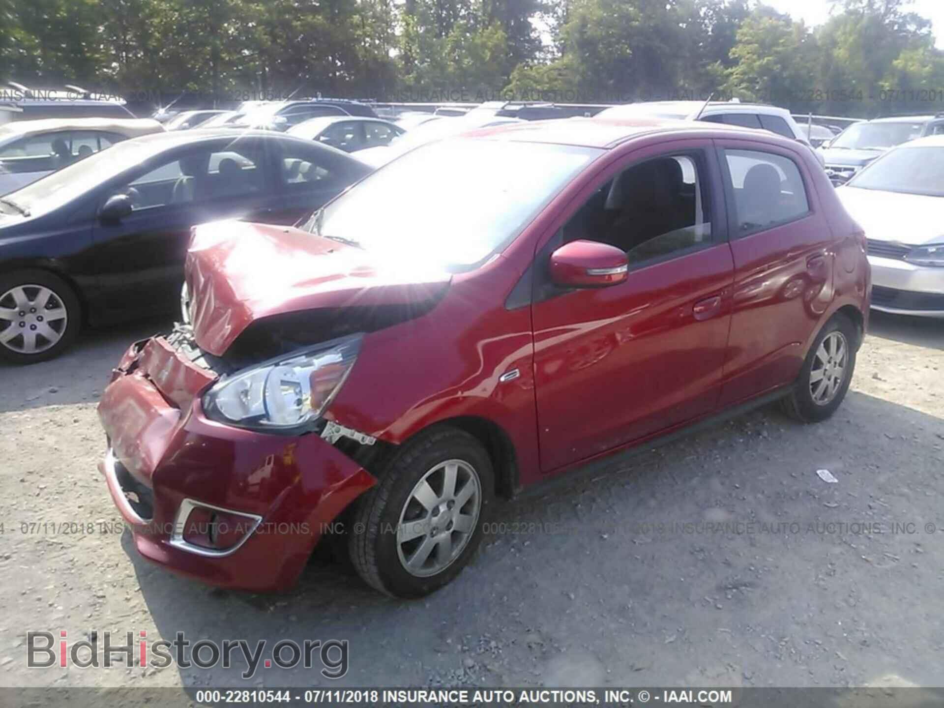2015 Mitsubishi Mirage - VIN: ML32A4HJ5FH055762 - Фото 2