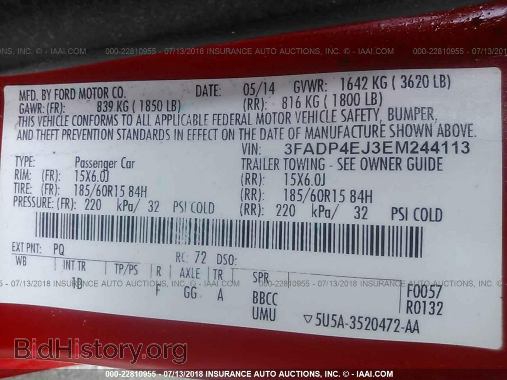 2014 Ford Fiesta - VIN: 3FADP4EJ3EM244113 - Photo 9