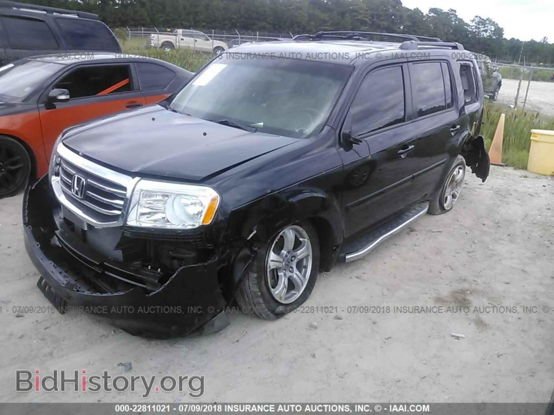 2013 Honda Pilot - VIN: 5FNYF4H79DB018367 - Фото 2