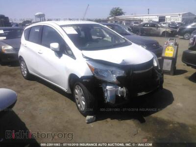 2016 Nissan VERSA NOTE, белый — VIN 3N1CE2CP2GL407580, IAAI