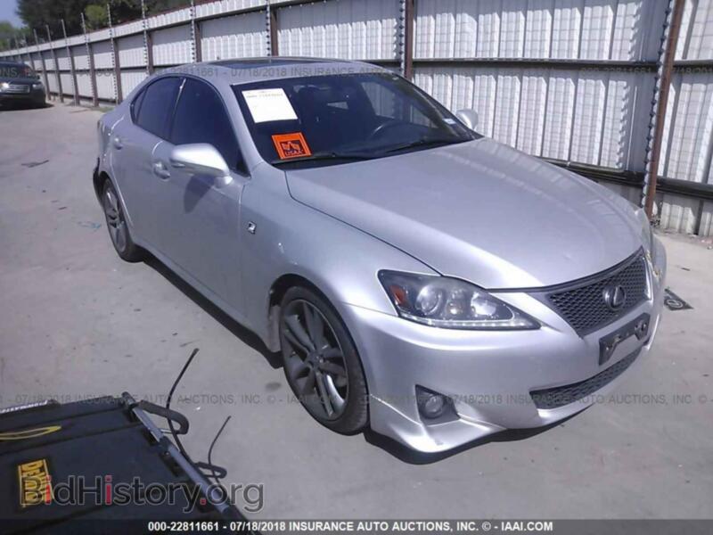 2012 Lexus IS (VIN JTHBF5C29C5165763) — photo 1 of 10, IAAI, damage: rear