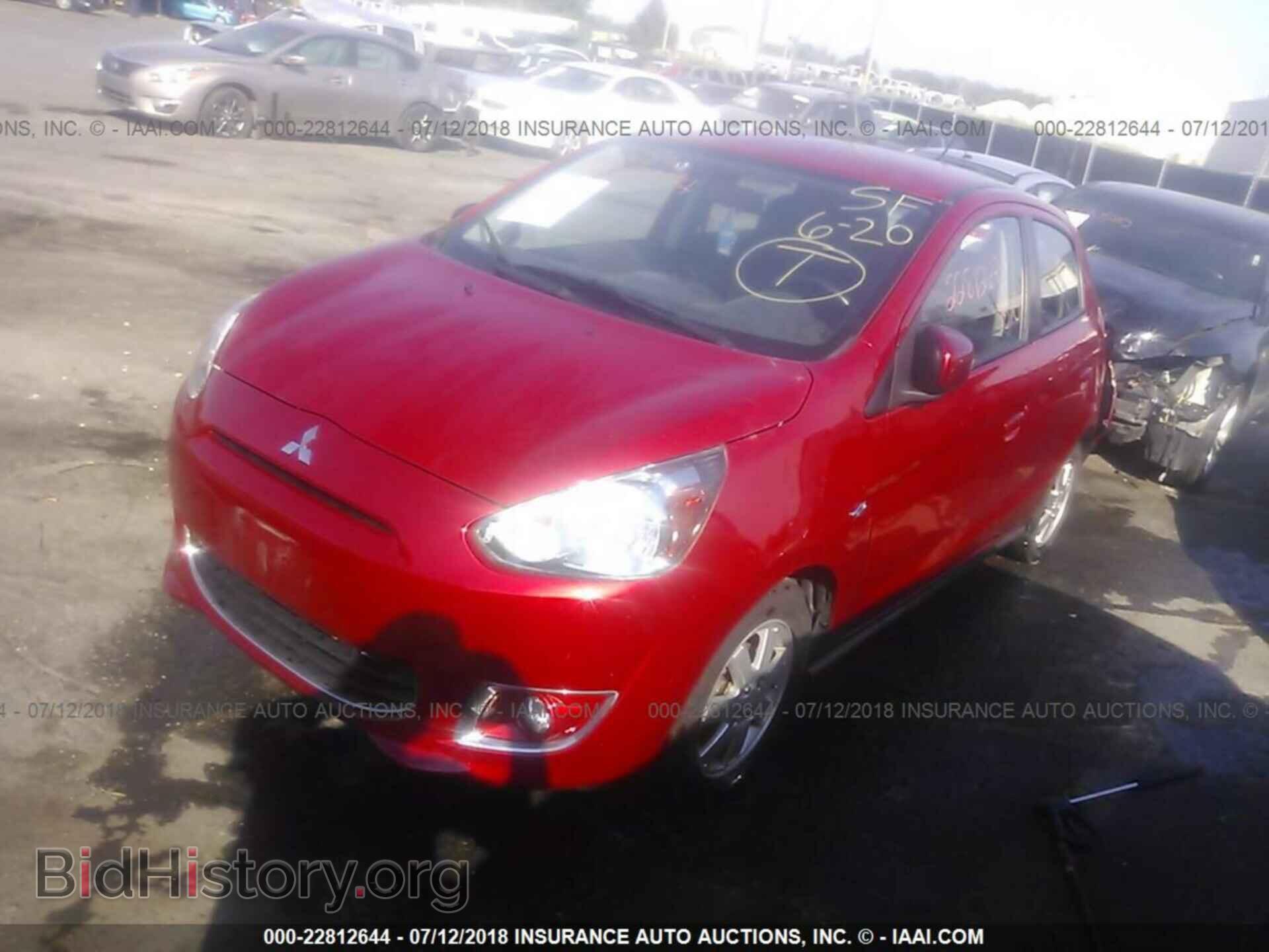 2015 Mitsubishi Mirage - VIN: ML32A4HJ1FH008163 - Фото 2