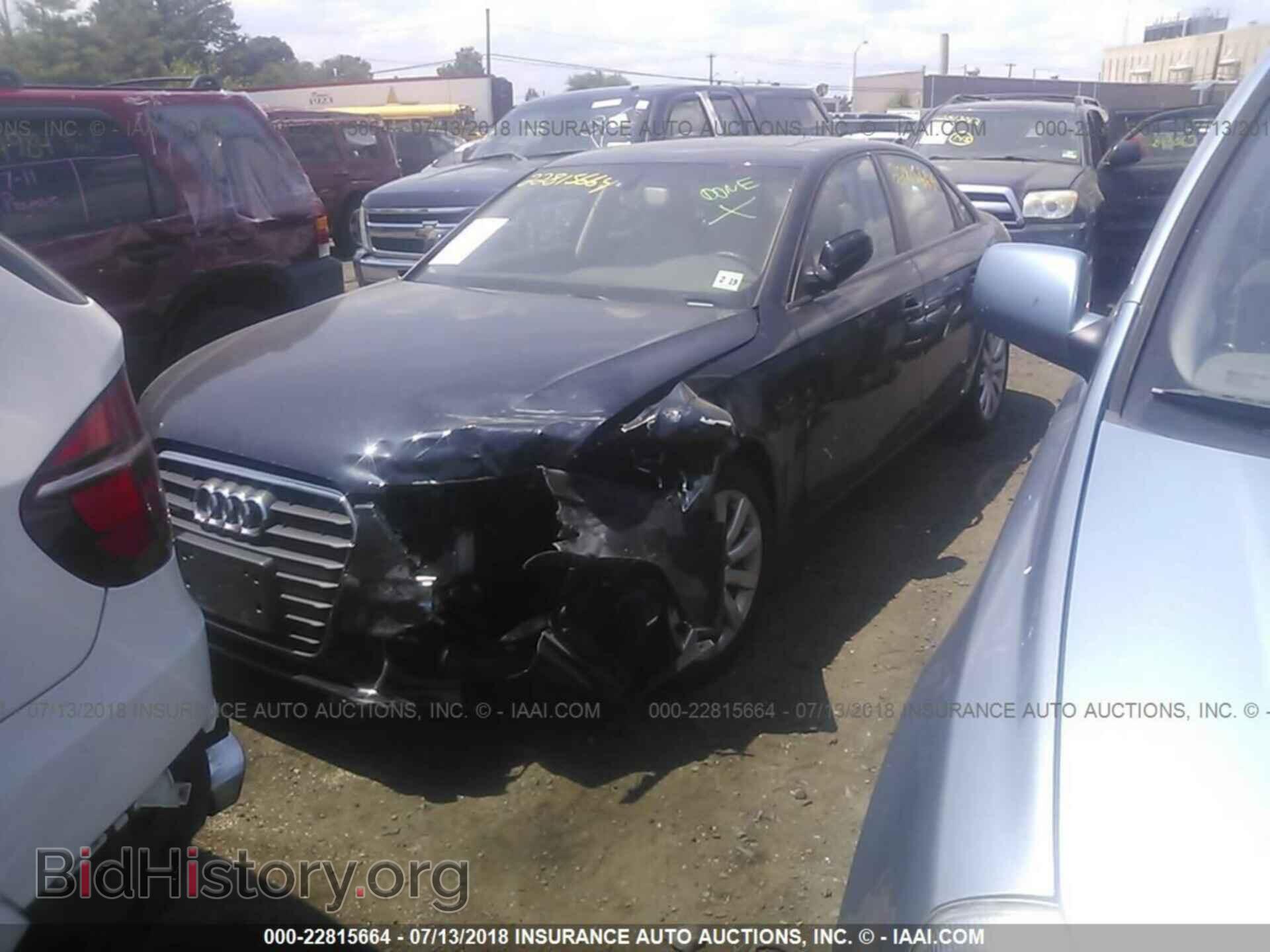 2014 Audi A4 - VIN: WAUBFAFL4EN009399 - Photo 2