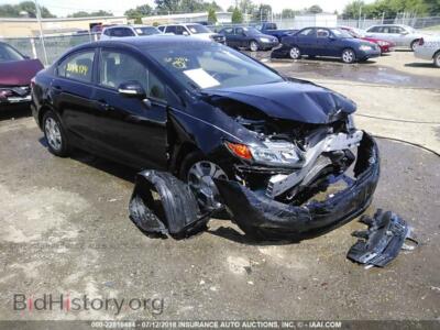 2012 Honda CIVIC, черный — VIN JHMFB4F22CS008077, IAAI