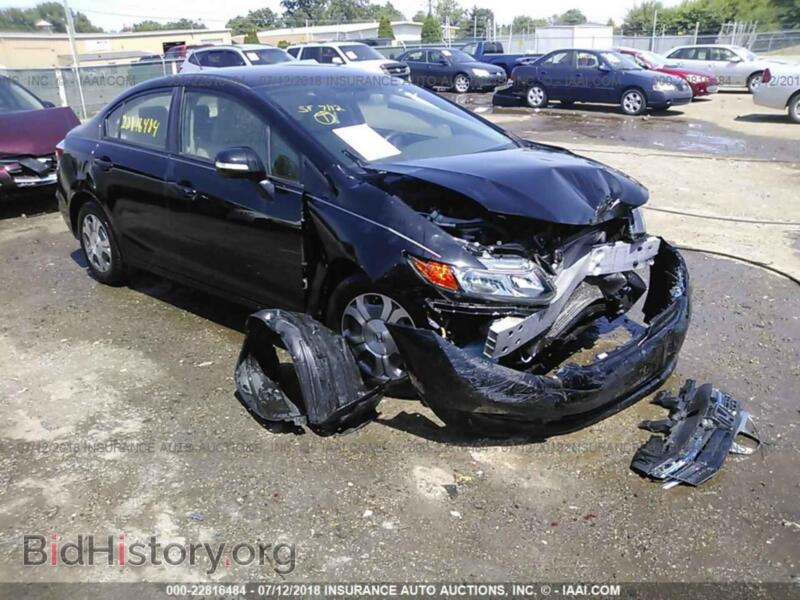 2012 Honda CIVIC (VIN JHMFB4F22CS008077) — фото 1 из 10, IAAI, повреждение: передняя часть