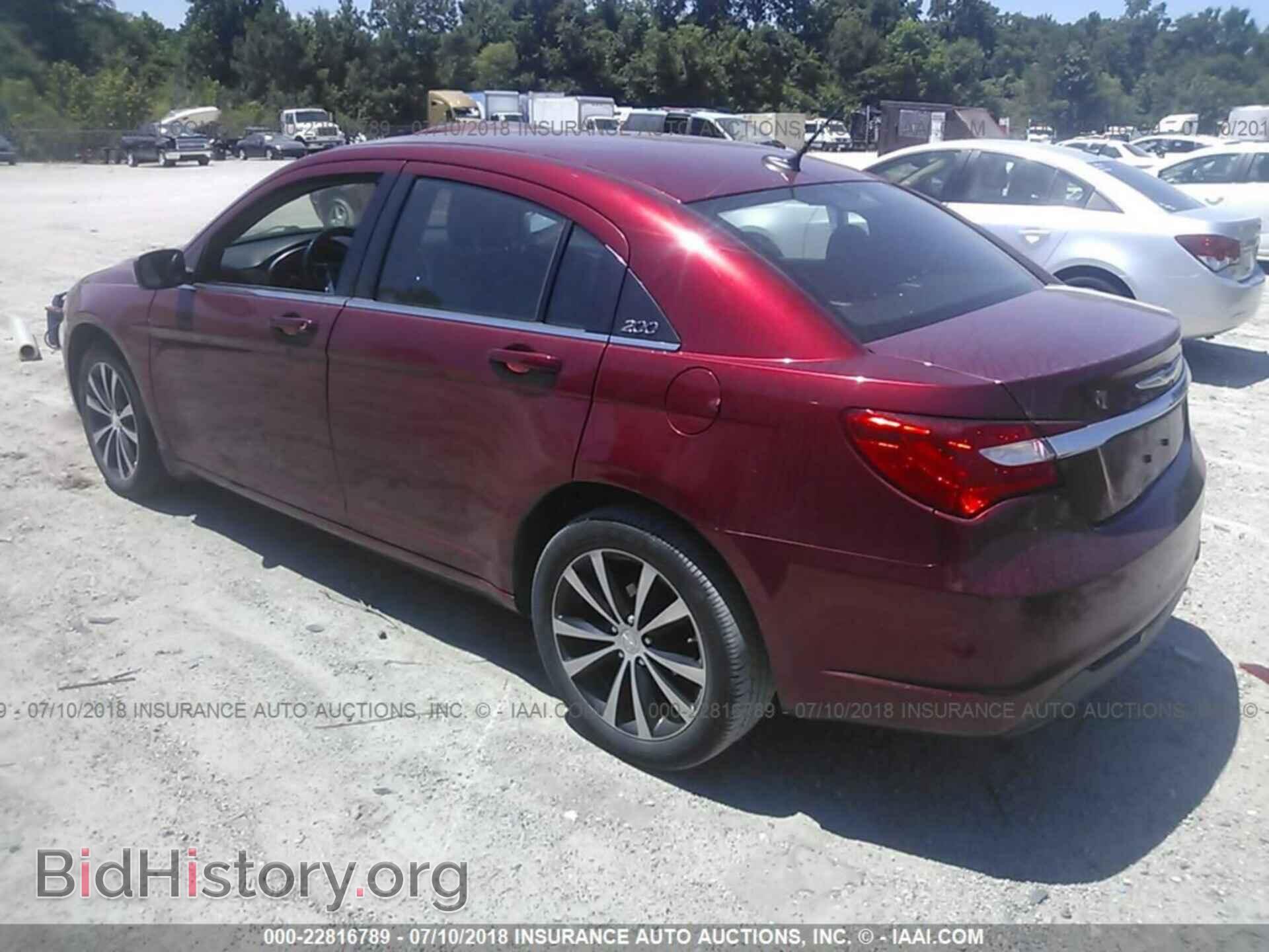 2013 CHRYSLER 200 - VIN: 1C3CCBBB5DN611962 - Фото 3