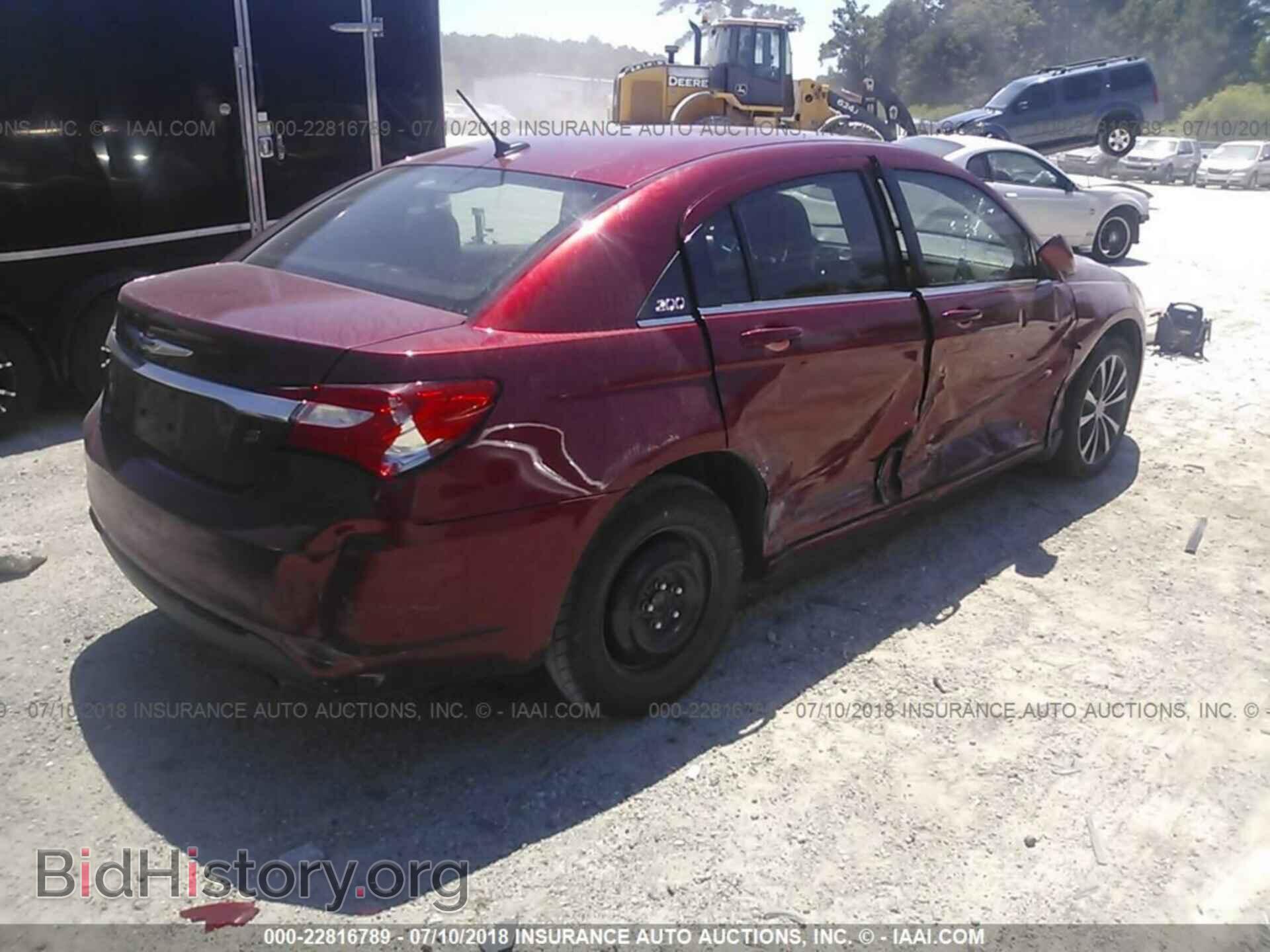2013 CHRYSLER 200 - VIN: 1C3CCBBB5DN611962 - Фото 4