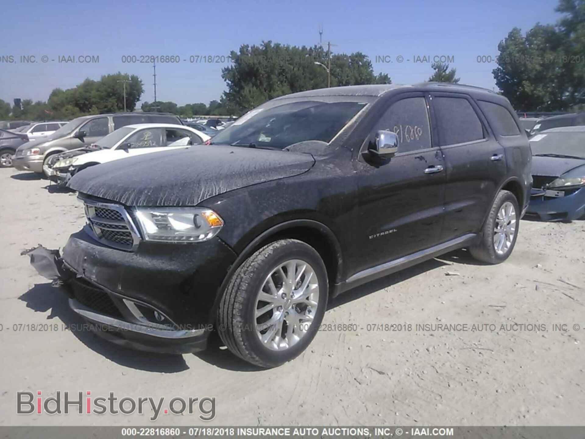 2014 Dodge Durango - VIN: 1C4RDJEG6EC537226 - Фото 2