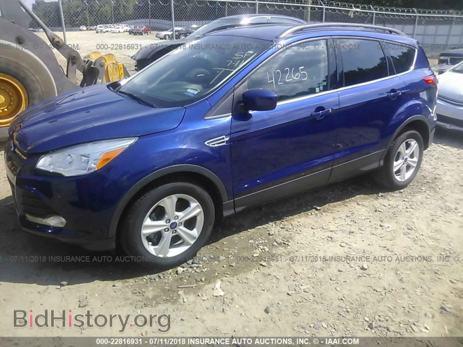 2014 Ford Escape - VIN: 1FMCU0GX3EUC64989 - Фото 2
