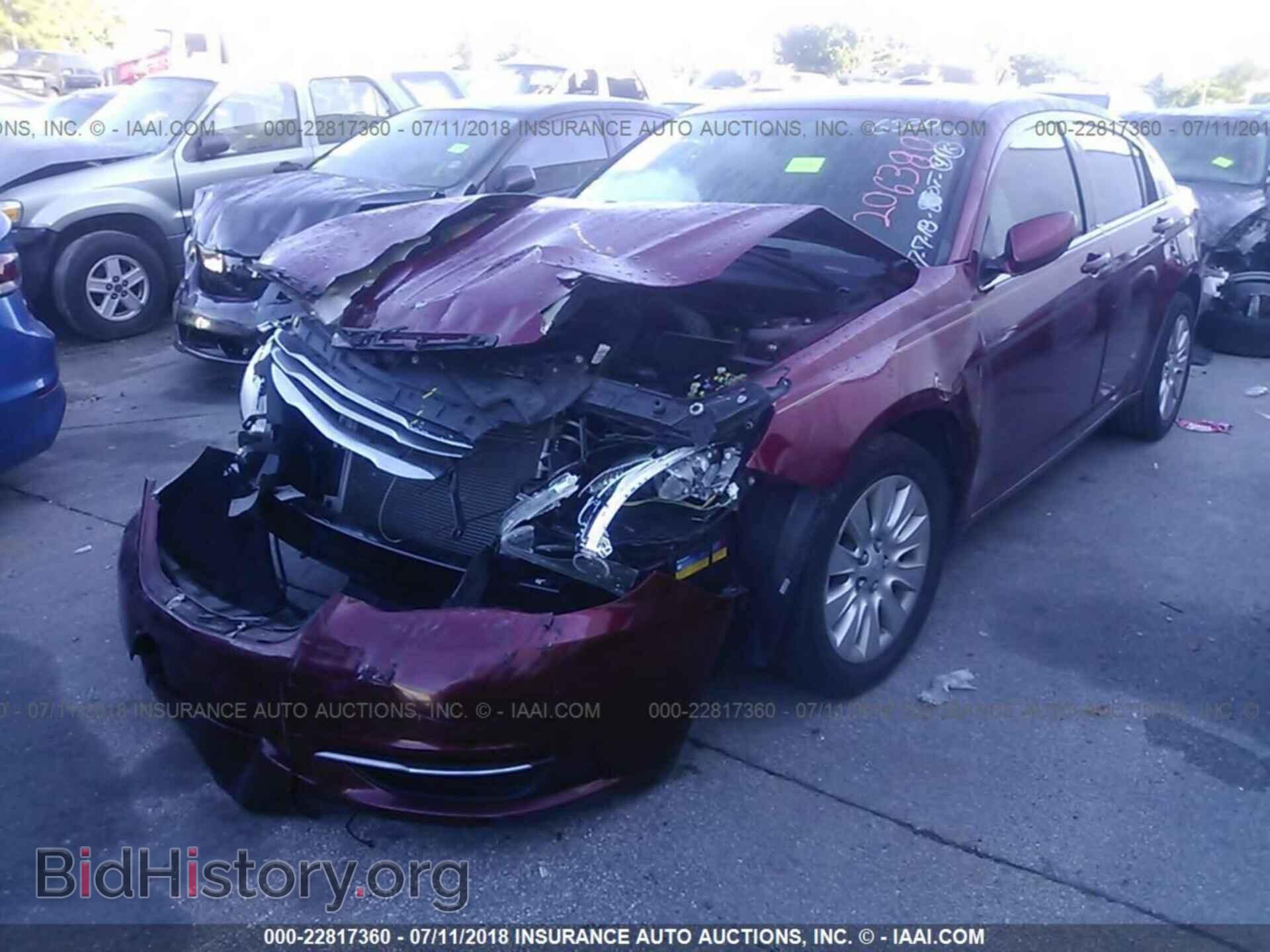2014 Chrysler 200 - VIN: 1C3CCBAB3EN206380 - Photo 2