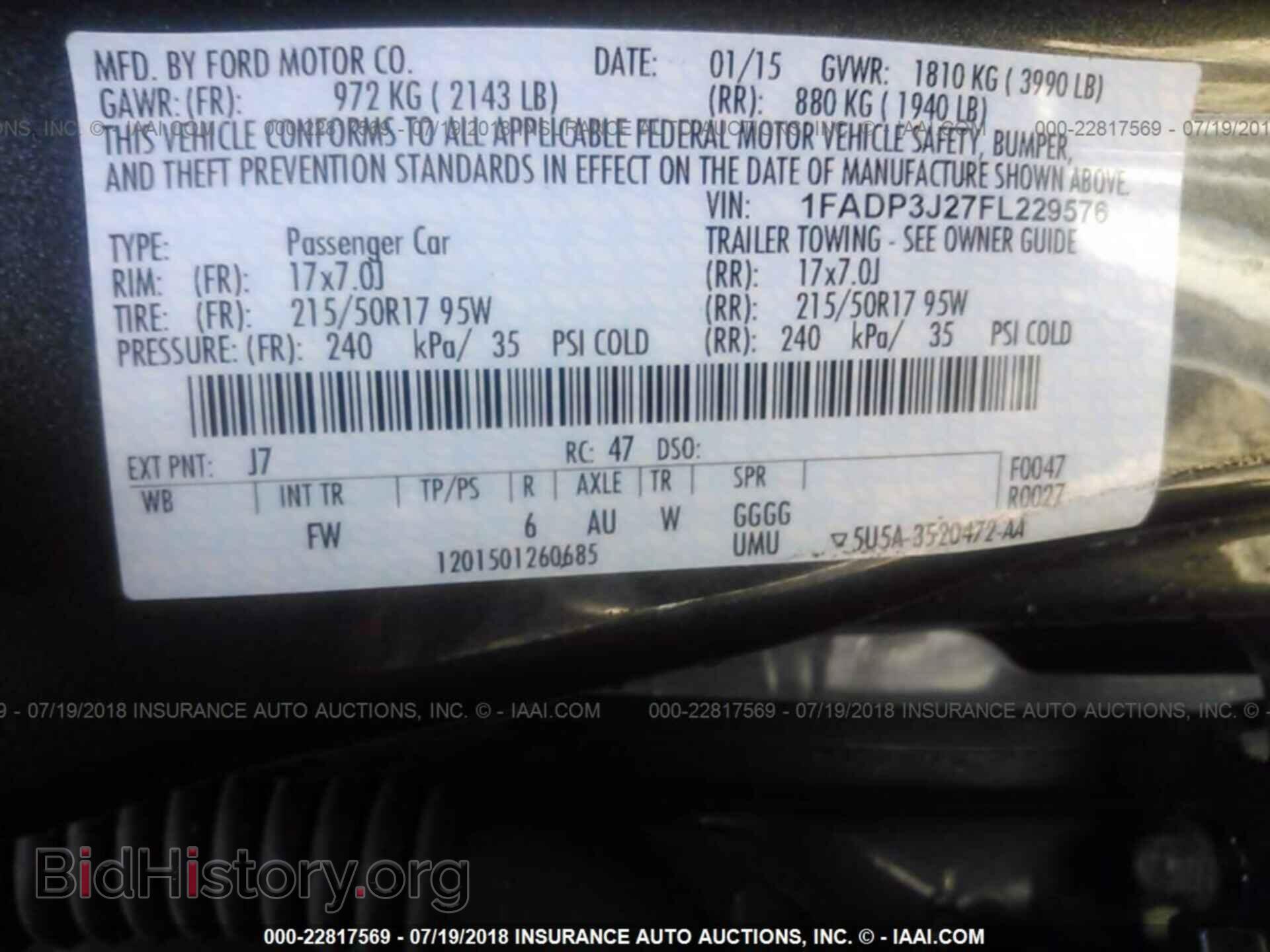 2015 Ford Focus - VIN: 1FADP3J27FL229576 - Photo 9