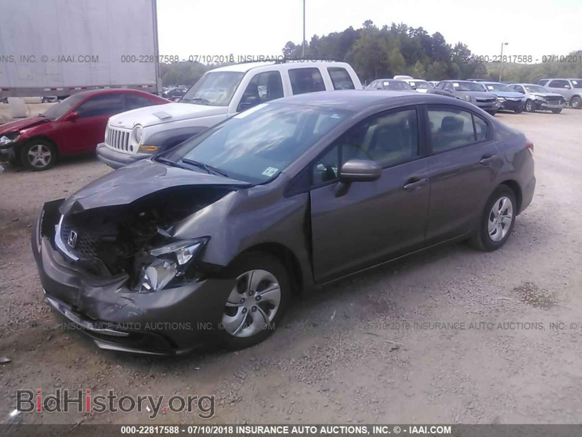 2014 Honda Civic - VIN: 19XFB2F55EE236001 - Фото 2