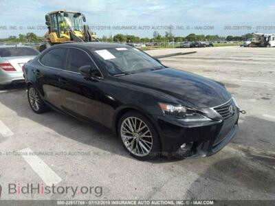 2015 Lexus IS, черный — VIN JTHBF1D26F5054650, IAAI