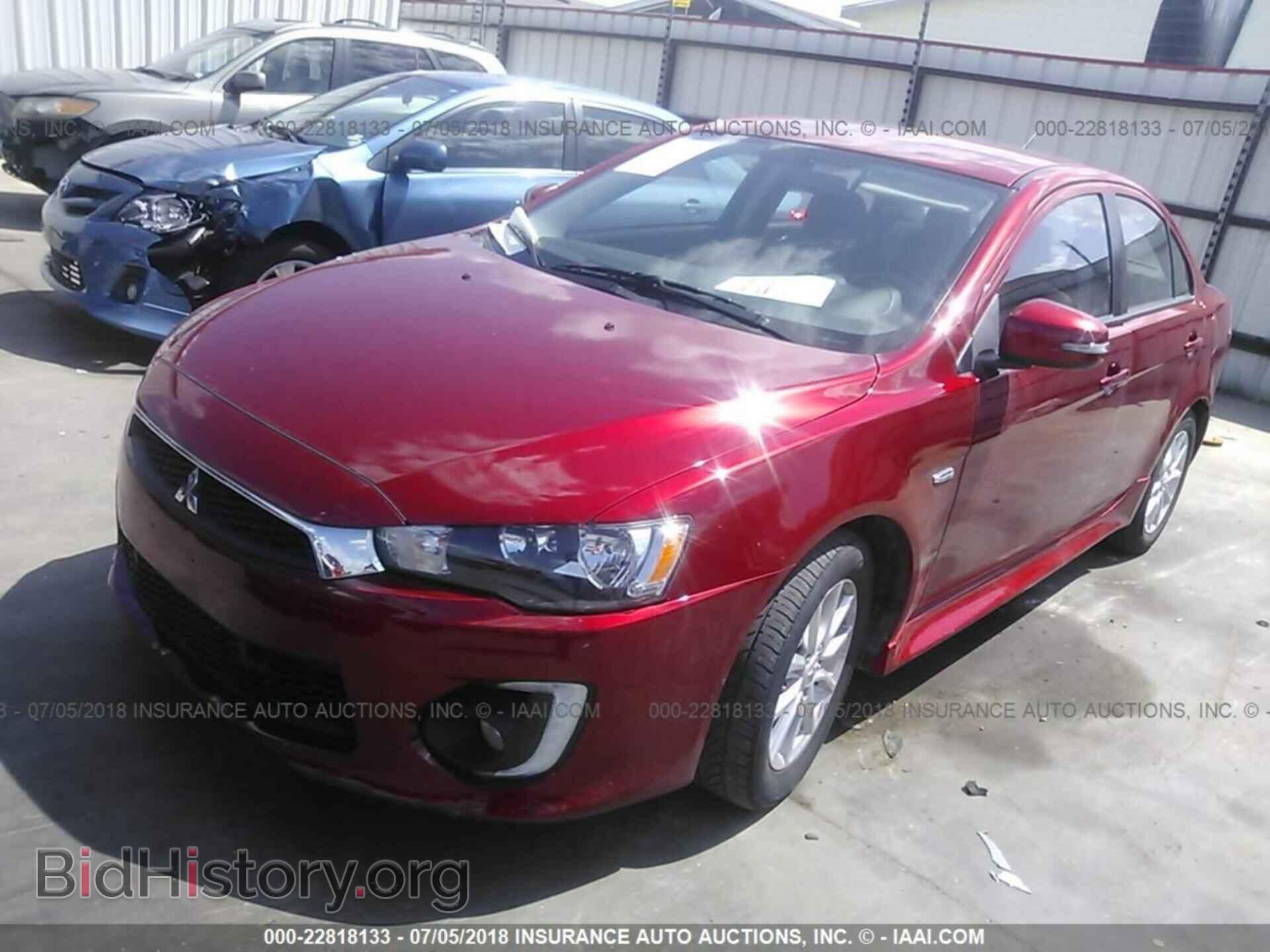 2016 Mitsubishi Lancer - VIN: JA32U2FU6GU009001 - Фото 2