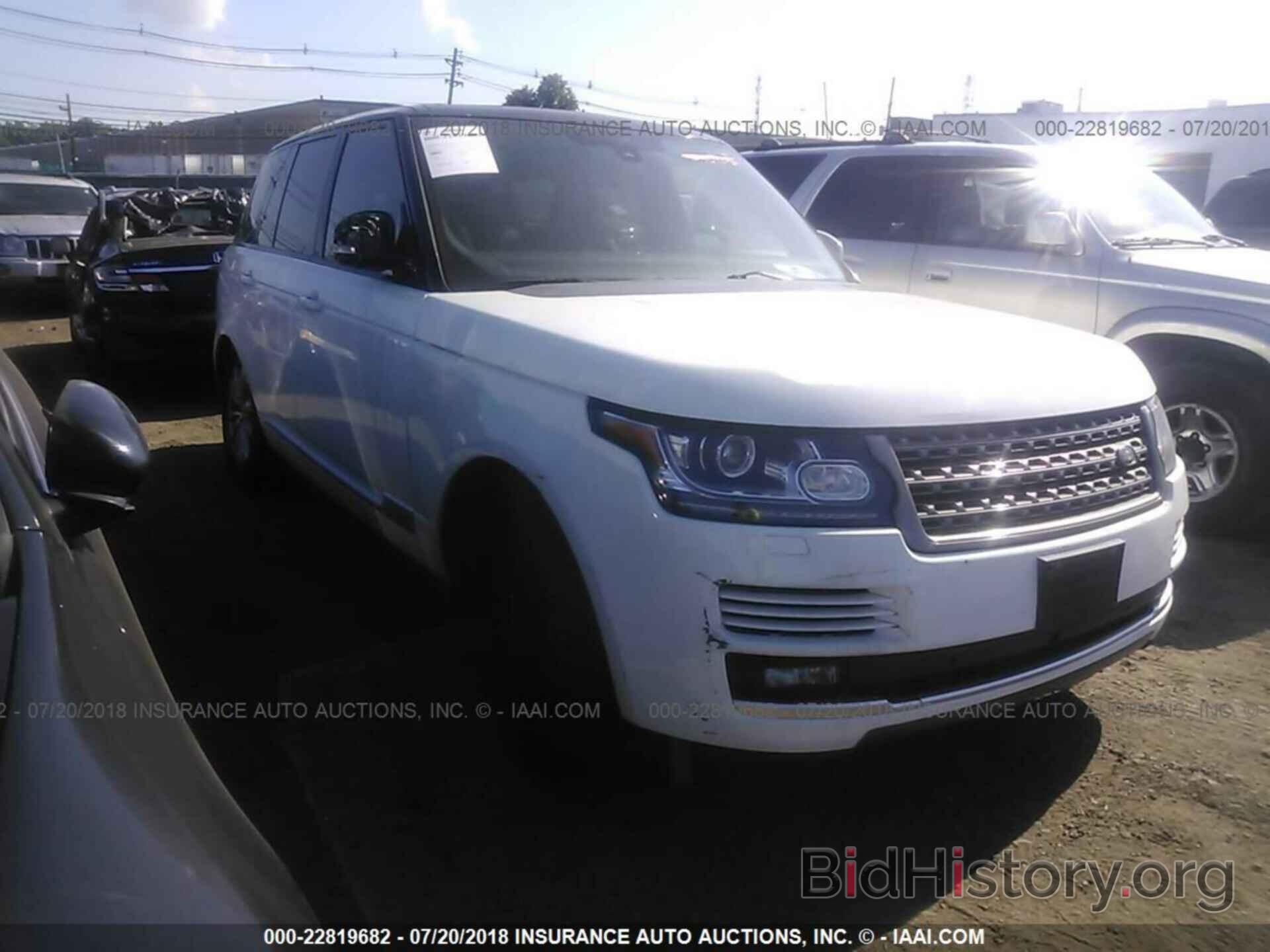 Фотография SALGR2PF4GA314919 - Land rover Range rover 2016