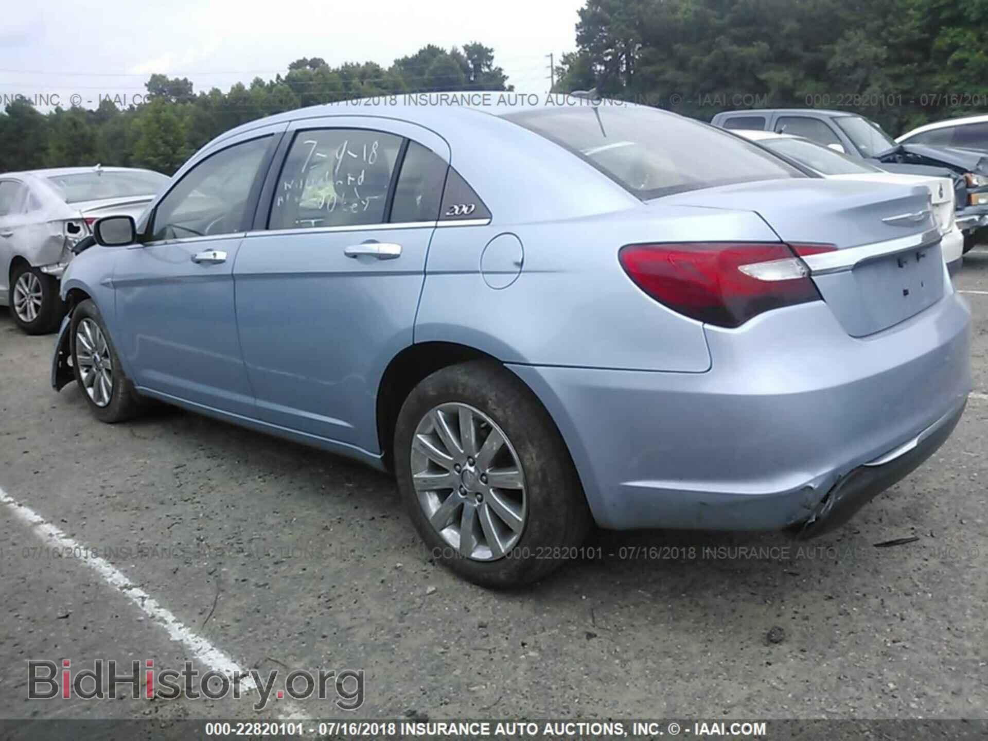 2012 Chrysler 200 - VIN: 1C3CCBBB4CN164247 - Фото 3