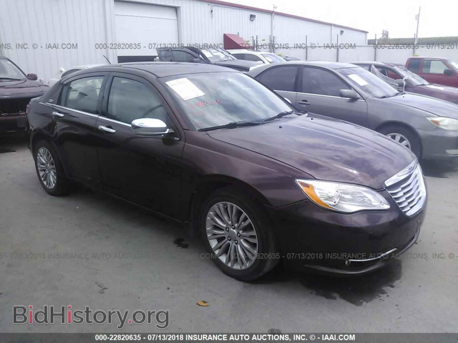 Фотография 1C3CCBCB5CN210568 - Chrysler 200 2012