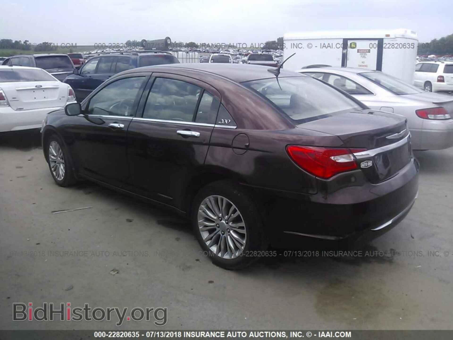 2012 Chrysler 200 - VIN: 1C3CCBCB5CN210568 - Фото 3