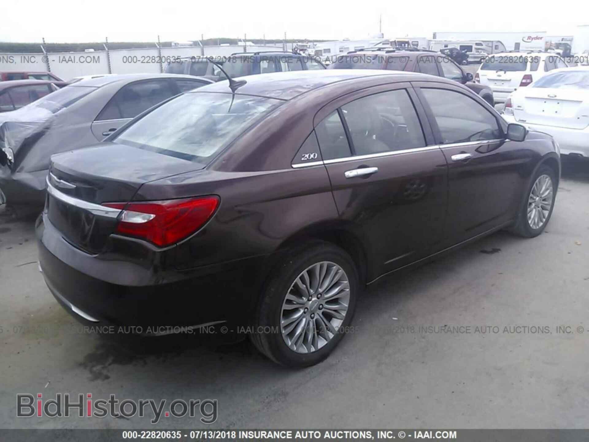 2012 Chrysler 200 - VIN: 1C3CCBCB5CN210568 - Фото 4