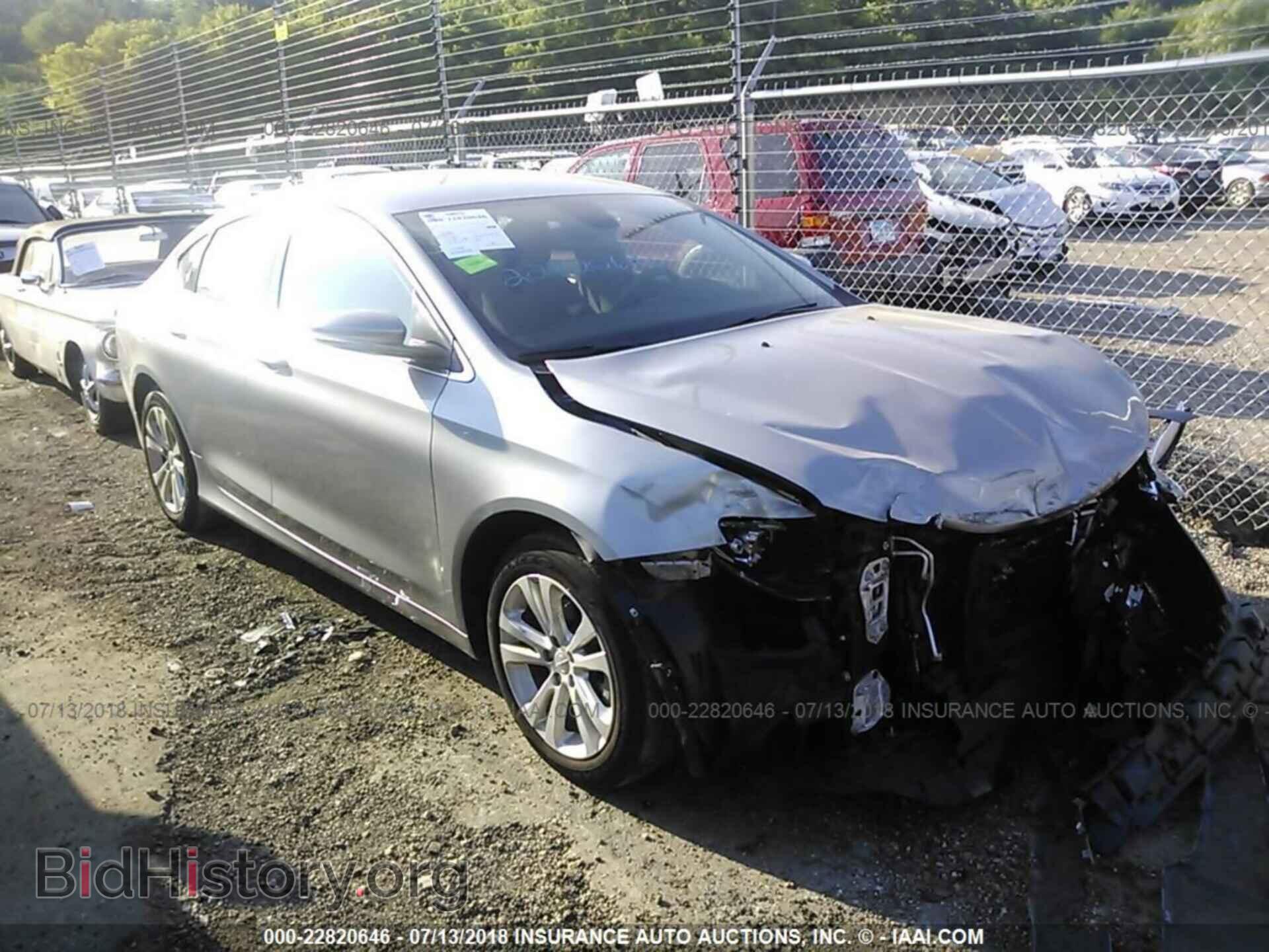 Фотография 1C3CCCFB3GN194099 - Chrysler 200 2016