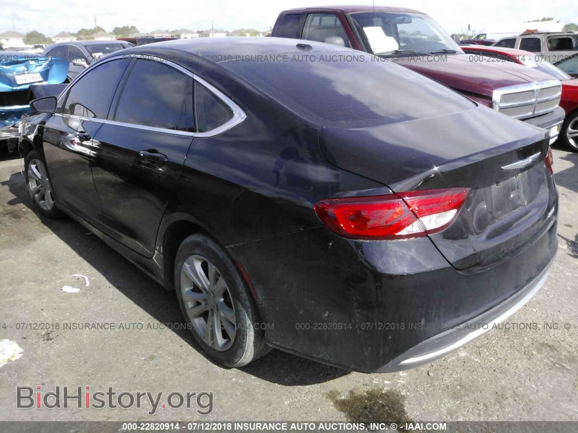 2015 Chrysler 200 - VIN: 1C3CCCAB6FN651445 - Фото 3