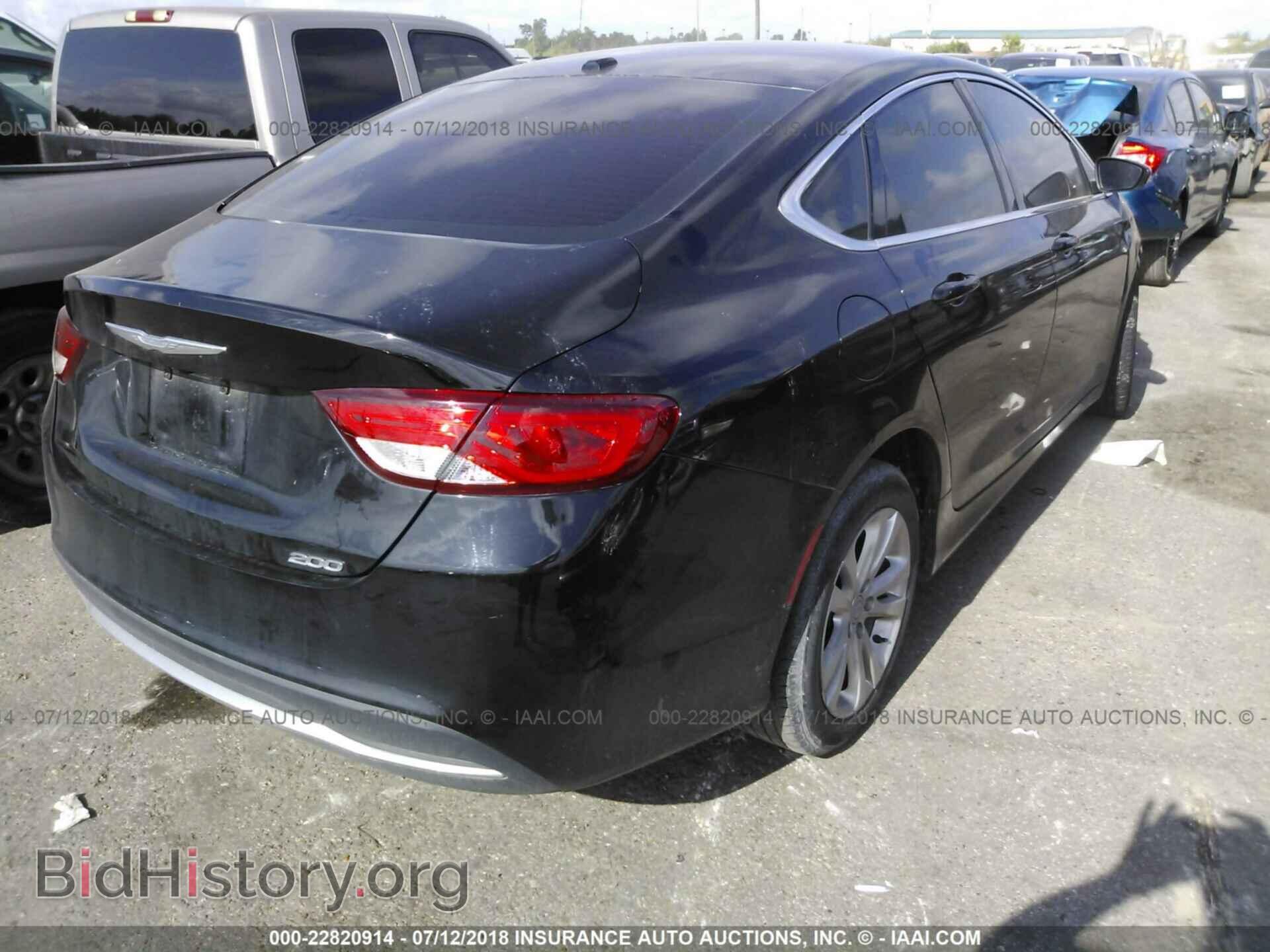 2015 Chrysler 200 - VIN: 1C3CCCAB6FN651445 - Фото 4