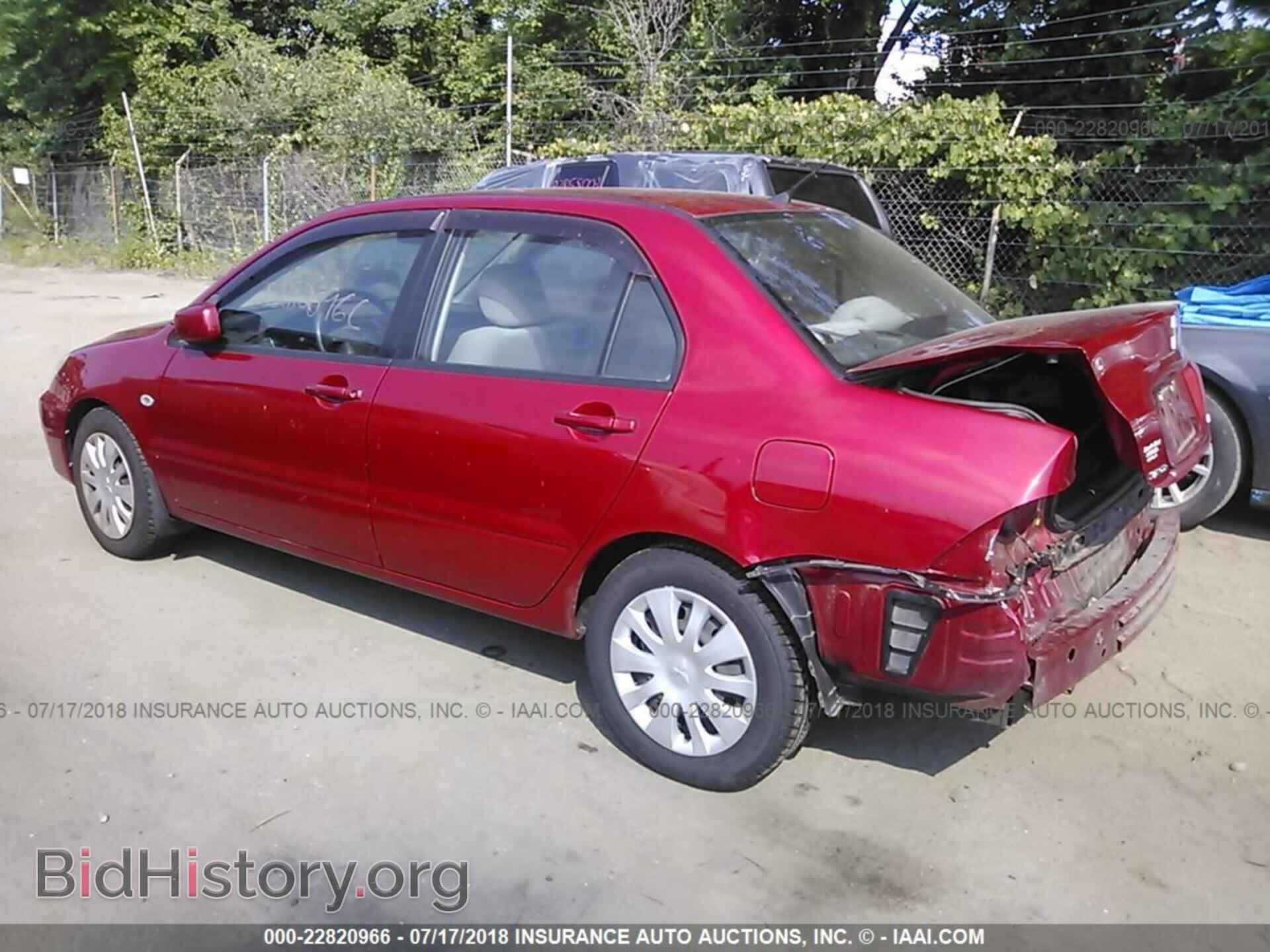 2006 MITSUBISHI LANCER - VIN: JA3AJ26E86U007052 - Фото 3