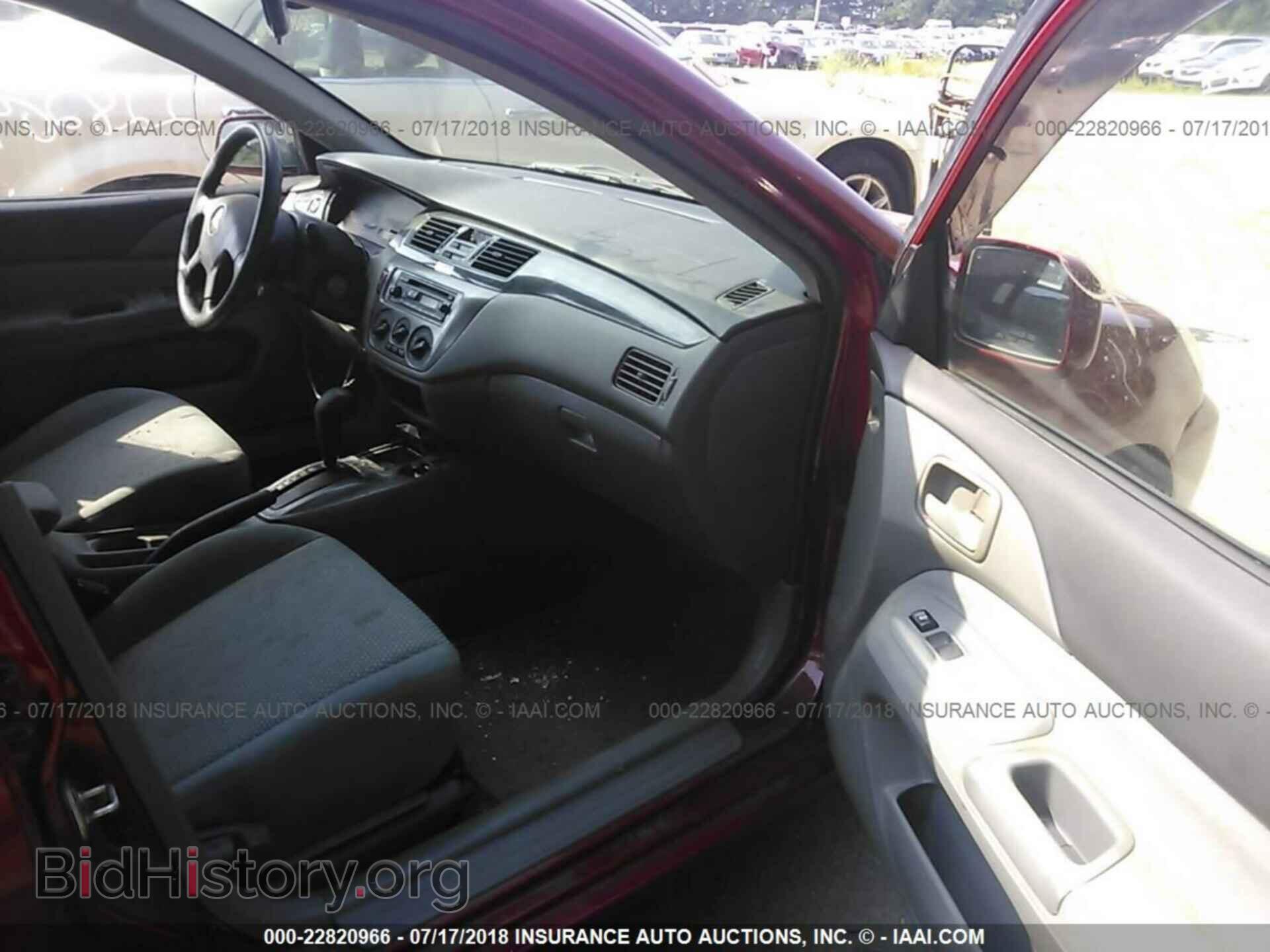 2006 MITSUBISHI LANCER - VIN: JA3AJ26E86U007052 - Фото 5