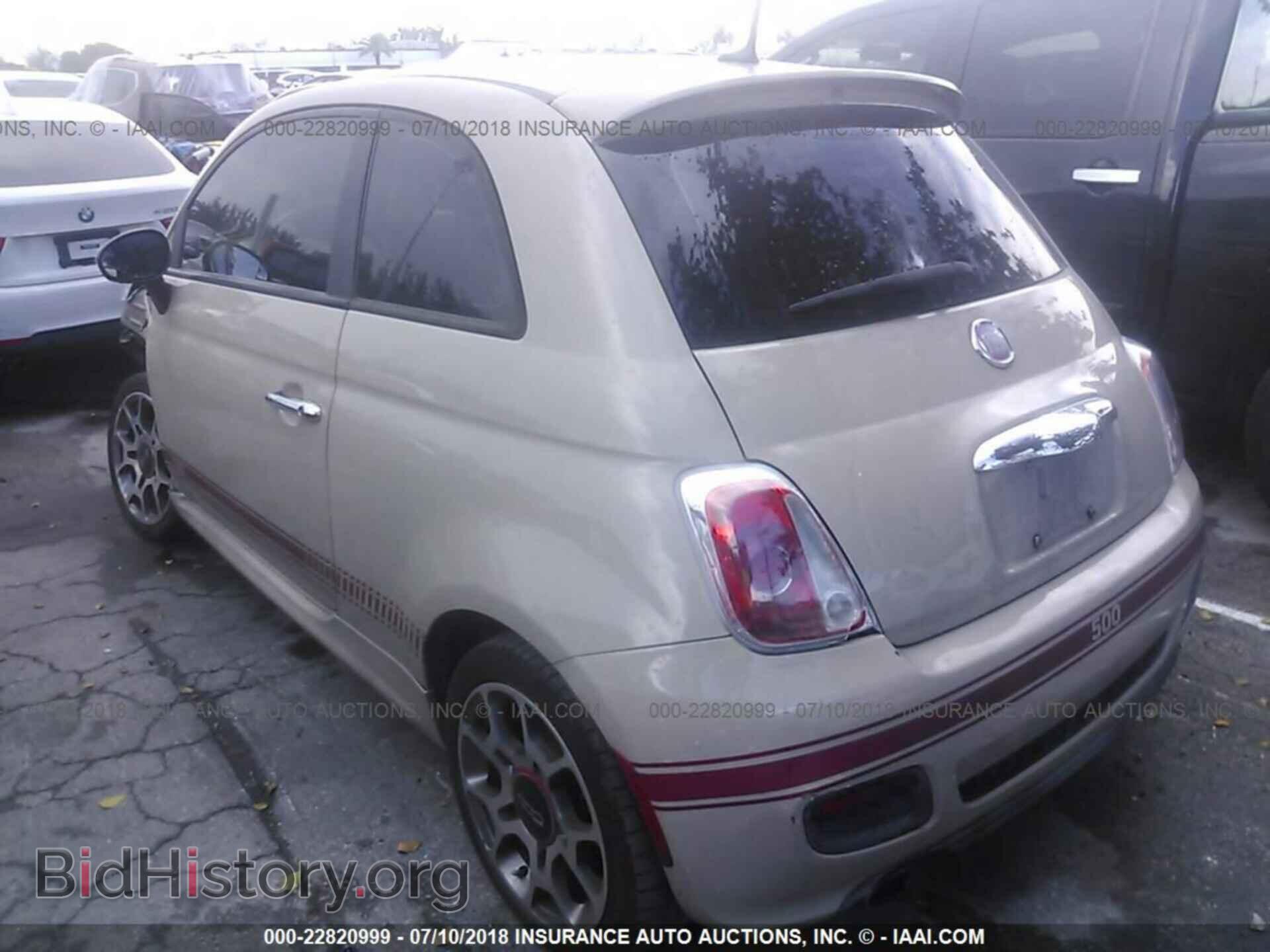 2012 Fiat 500 - VIN: 3C3CFFBR2CT171807 - Фото 3