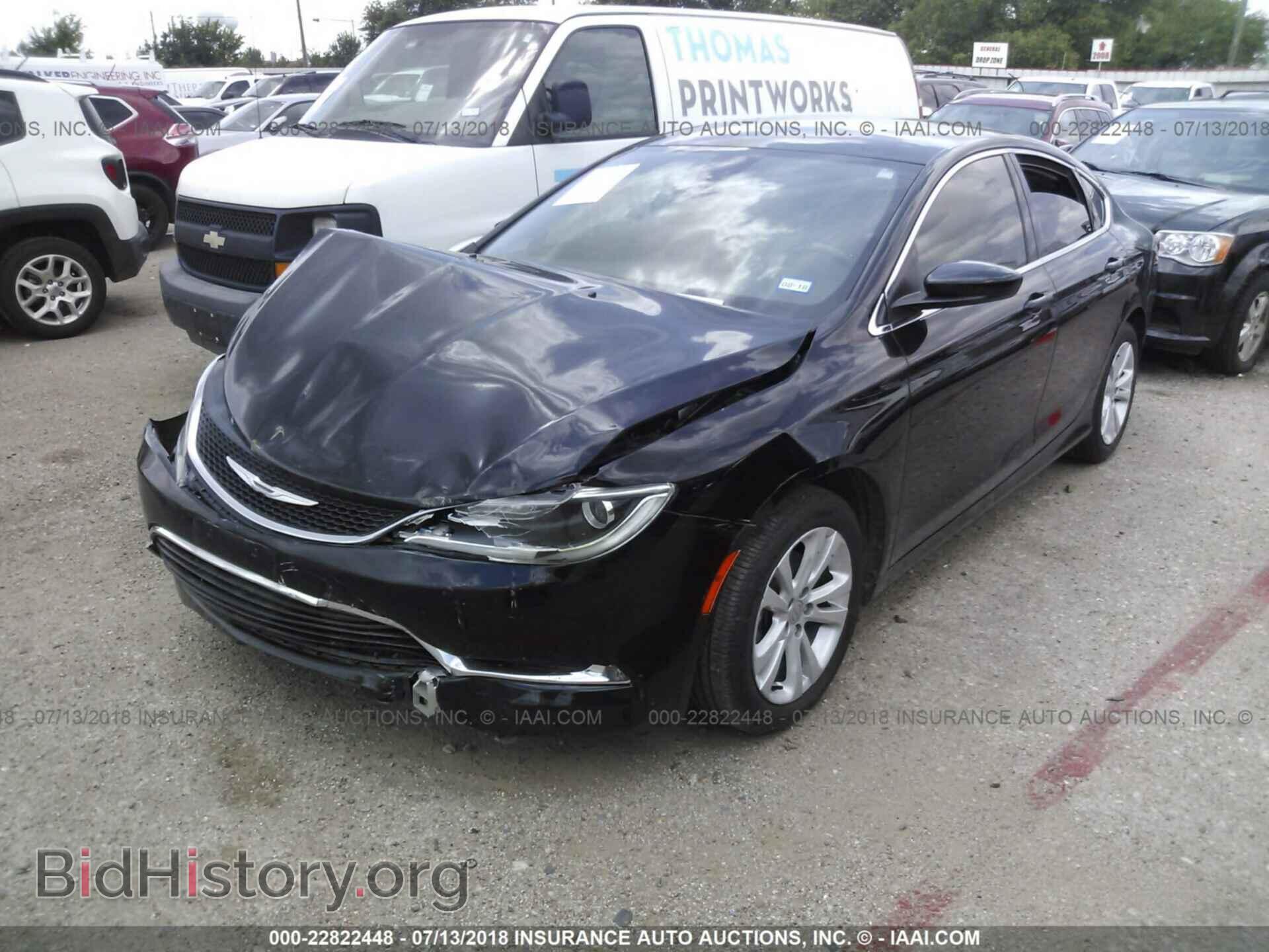 2015 Chrysler 200 - VIN: 1C3CCCAB9FN655814 - Фото 2