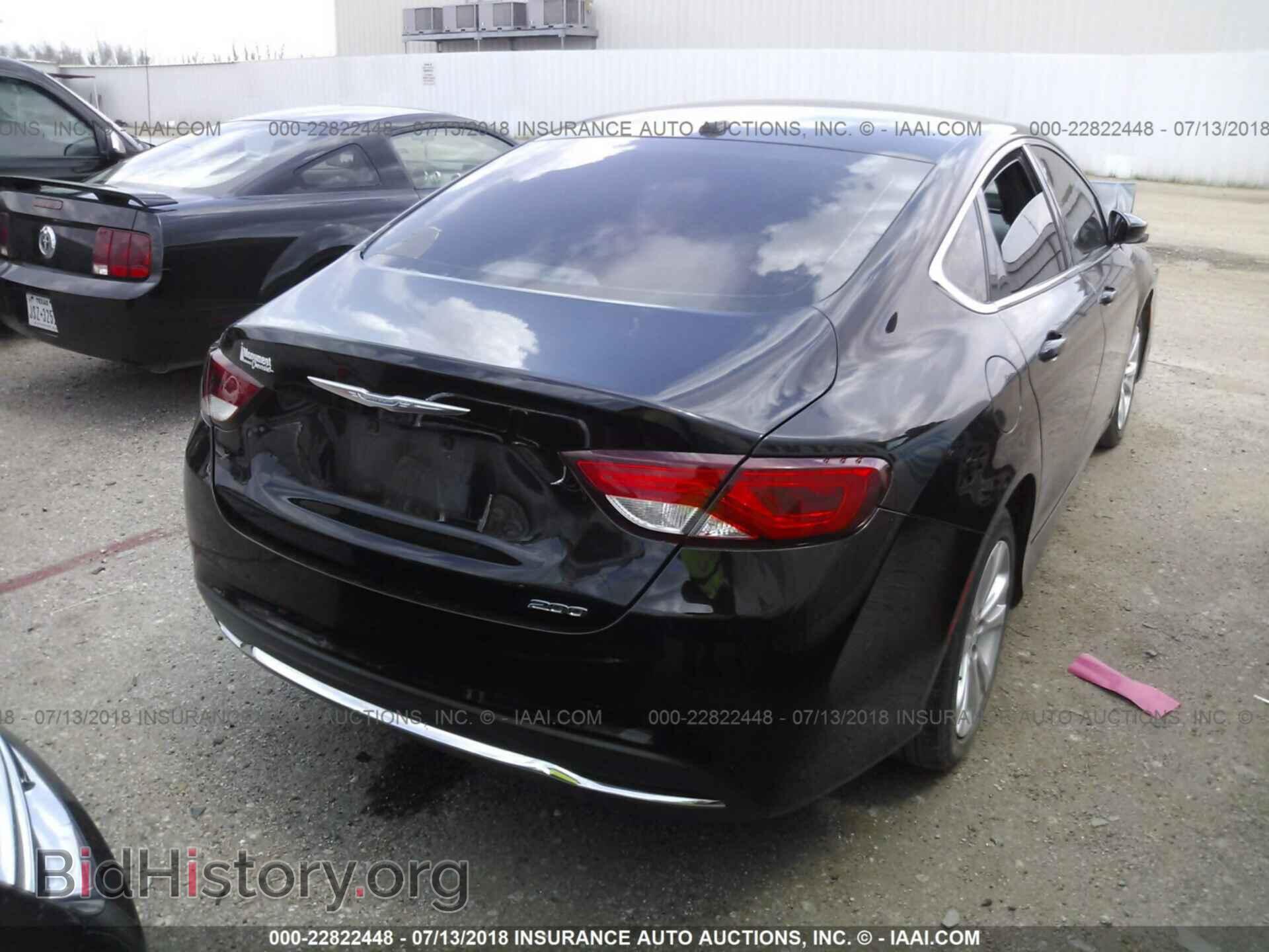 2015 Chrysler 200 - VIN: 1C3CCCAB9FN655814 - Фото 4
