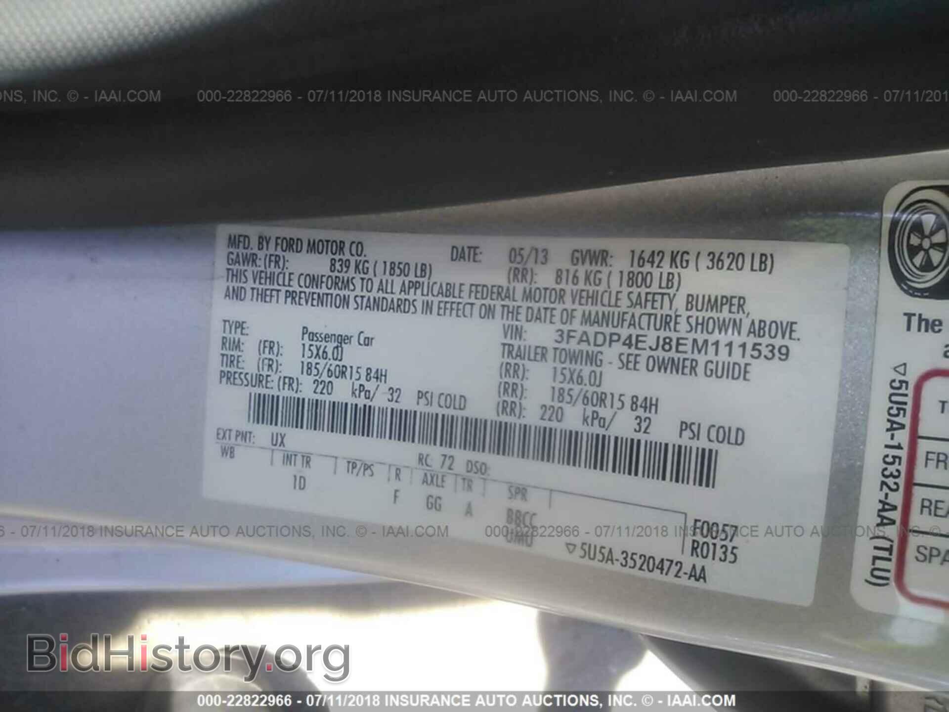 2014 Ford Fiesta - VIN: 3FADP4EJ8EM111539 - Photo 9