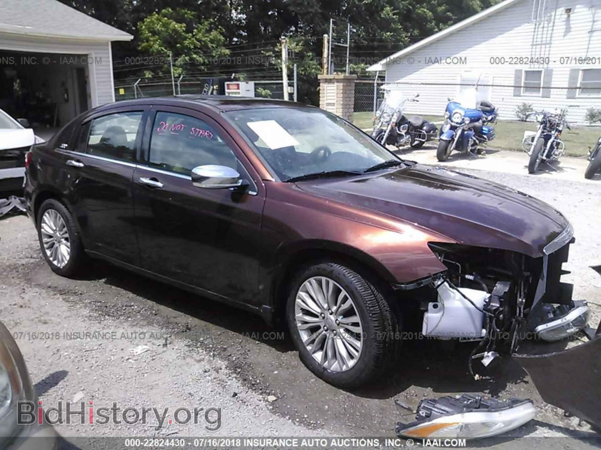 Фотография 1C3CCBCG1CN189360 - Chrysler 200 2012