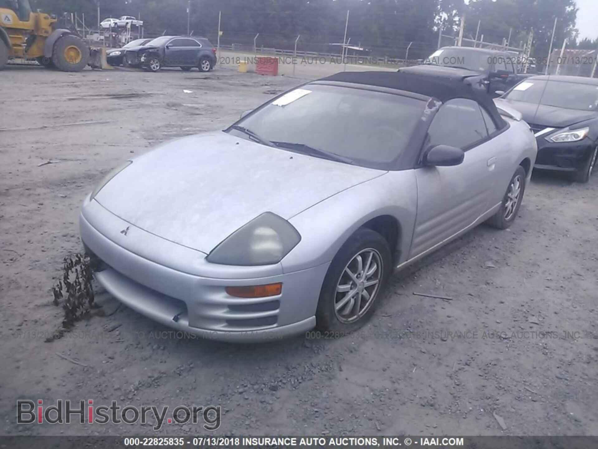 2001 MITSUBISHI ECLIPSE - VIN: 4A3AE45G91E046866 - Фото 2
