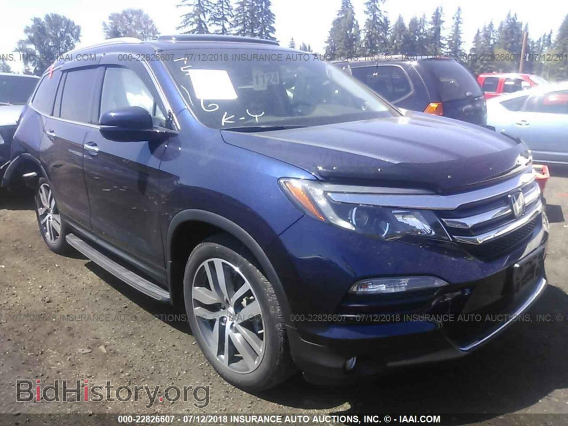 Фотография 5FNYF6H04GB026783 - Honda Pilot 2016