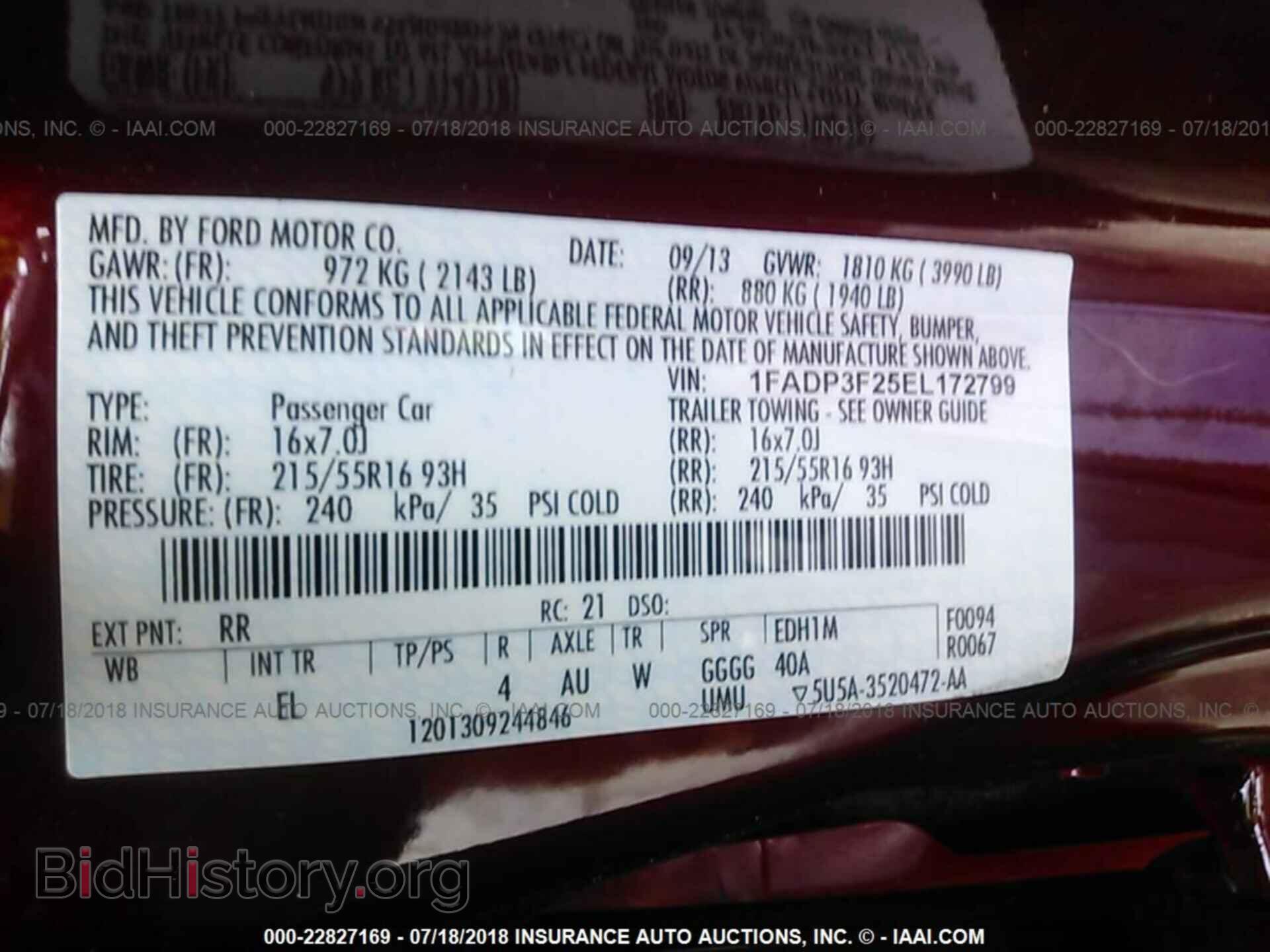 2014 Ford Focus - VIN: 1FADP3F25EL172799 - Photo 9