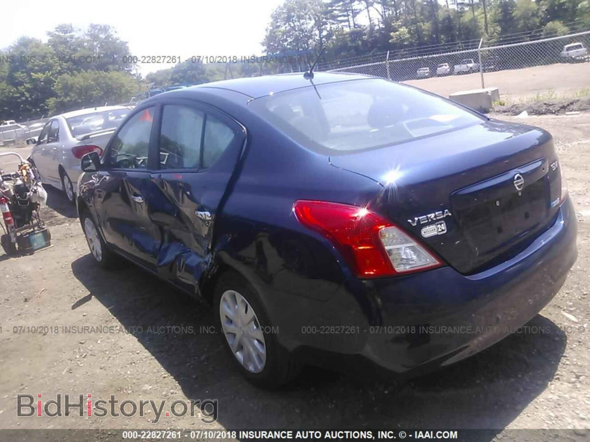 2012 Nissan Versa - VIN: 3N1CN7AP3CL801907 - Фото 3