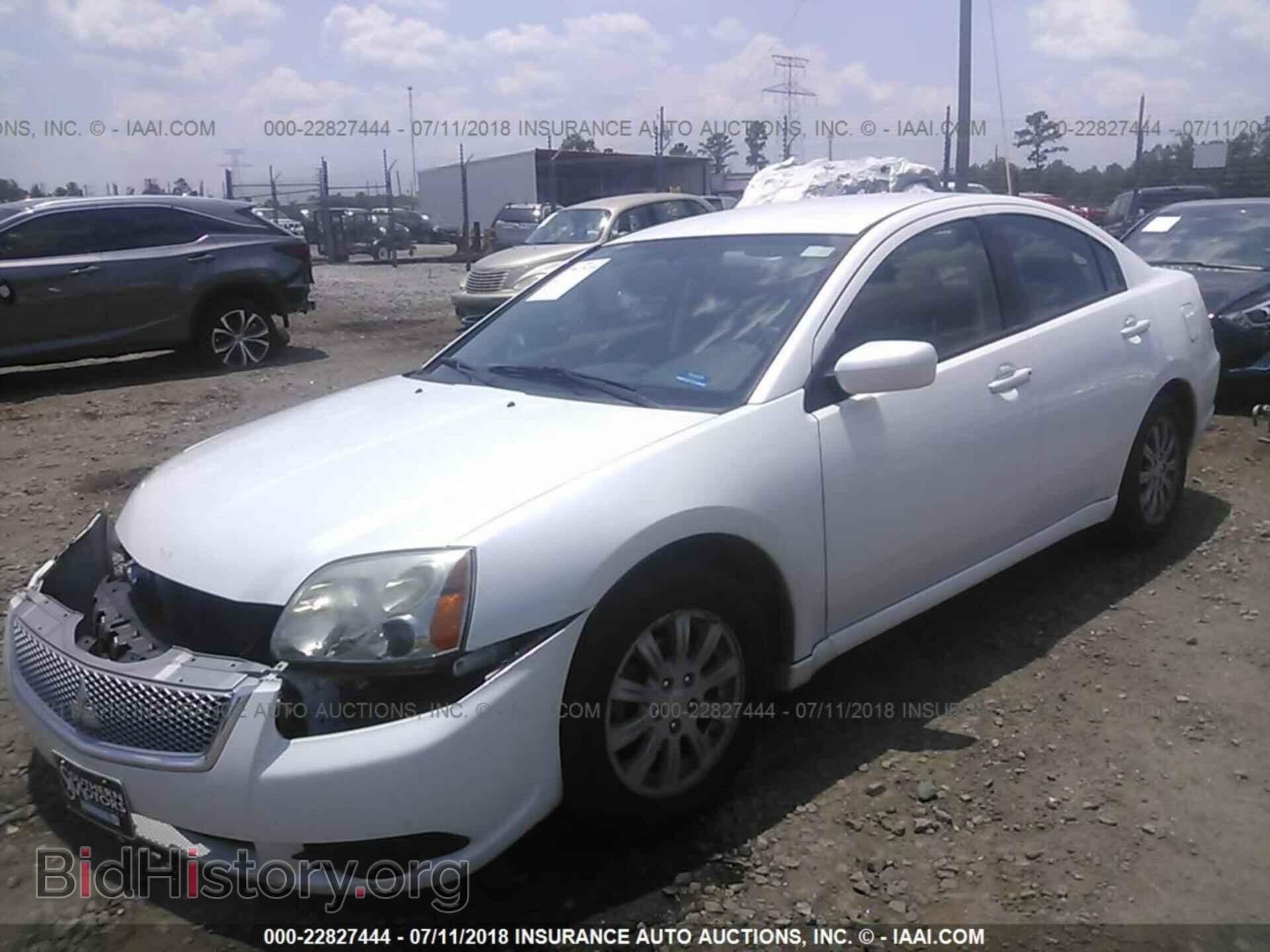 2012 Mitsubishi Galant - VIN: 4A32B2FF9CE022593 - Фото 2