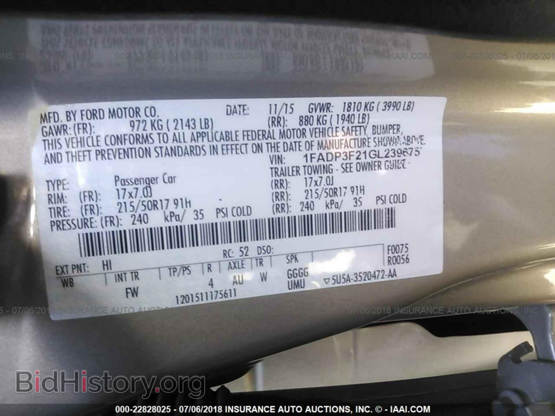 2016 Ford Focus - VIN: 1FADP3F21GL239675 - Photo 9