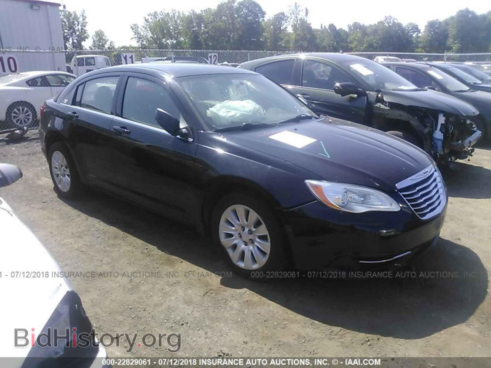 Фотография 1C3CCBAB2CN292505 - Chrysler 200 2012
