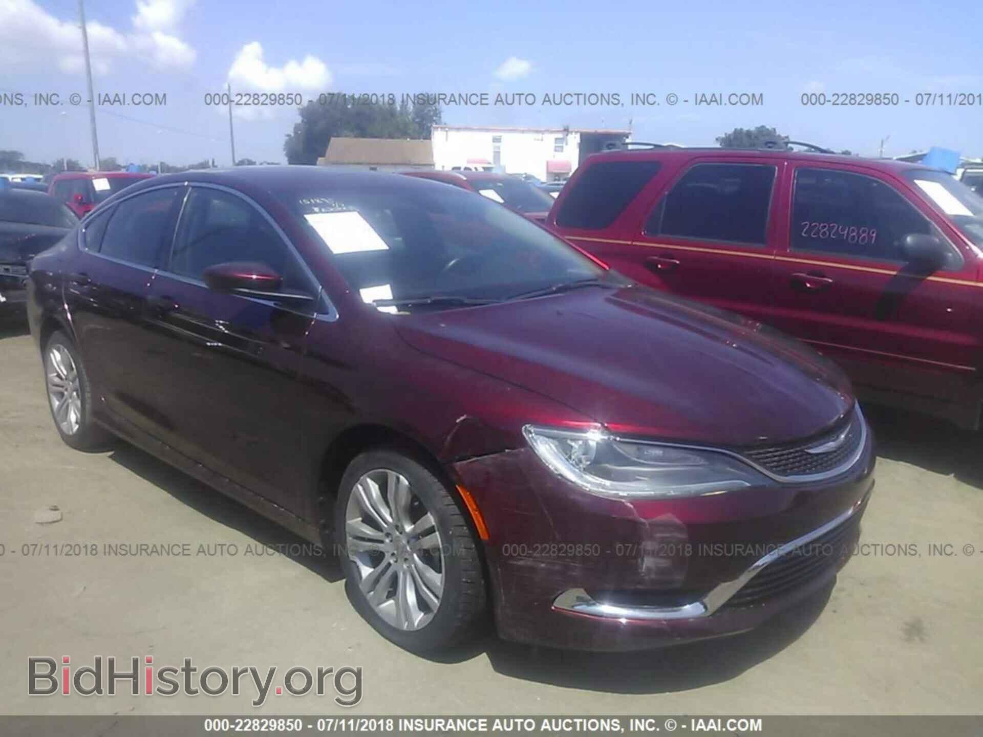Фотография 1C3CCCAB8FN753846 - Chrysler 200 2015