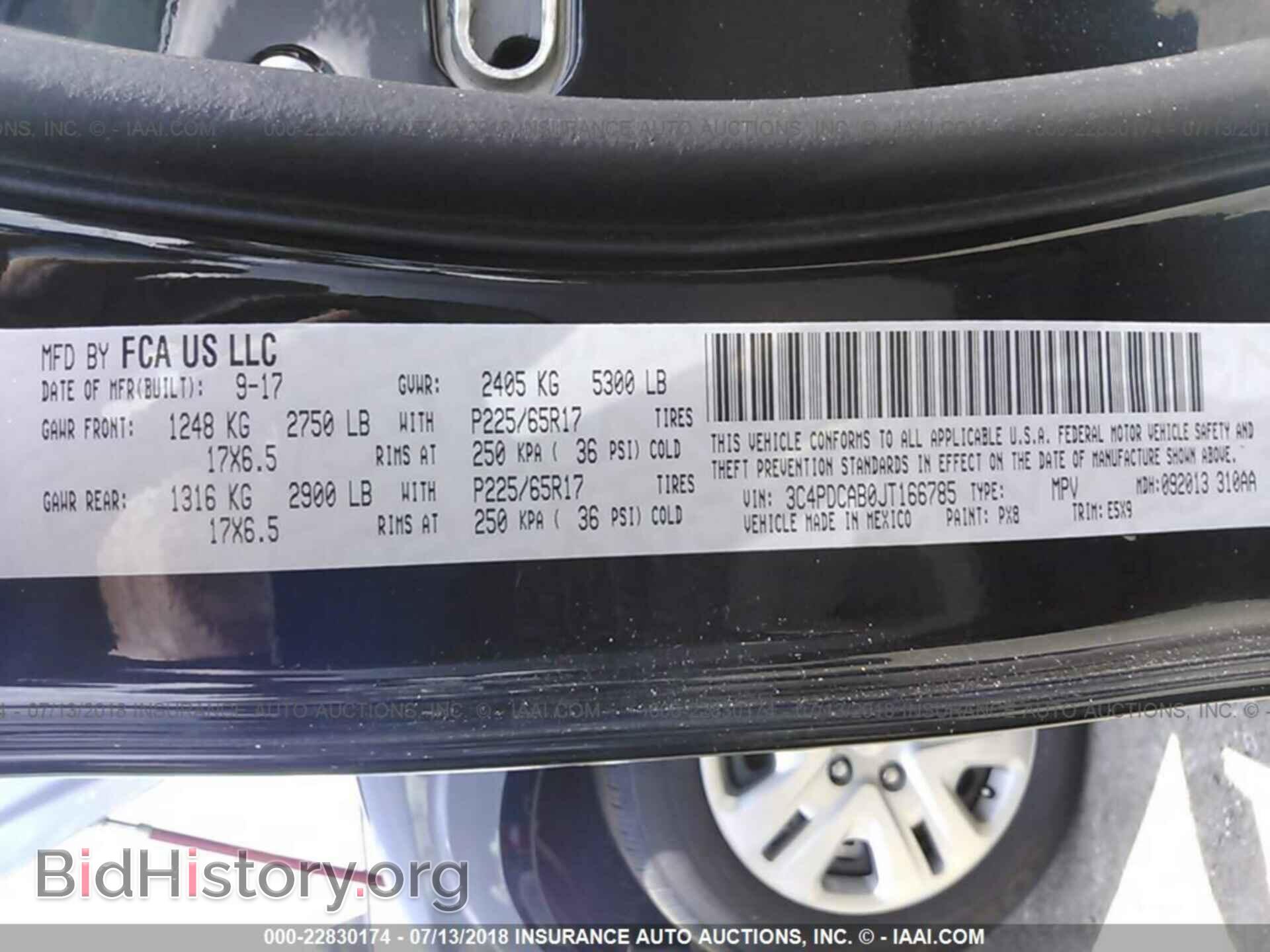 2018 Dodge Journey - VIN: 3C4PDCAB0JT166785 - Фото 9