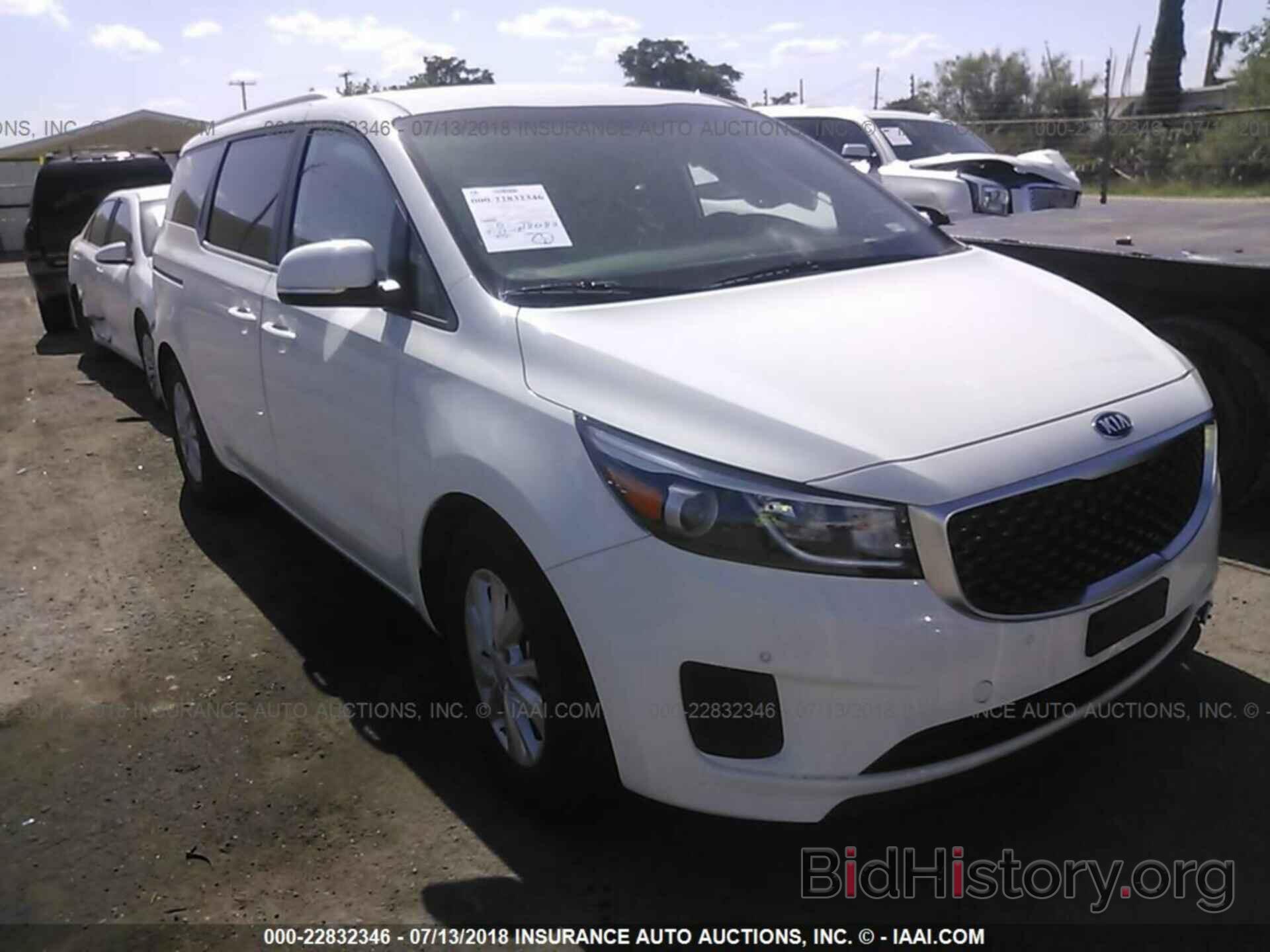 Фотография KNDMB5C19G6209418 - Kia Sedona 2016