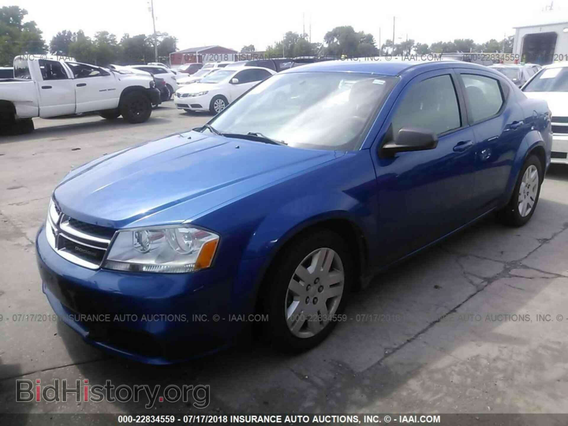 2013 Dodge Avenger - VIN: 1C3CDZAB9DN543849 - Фото 2