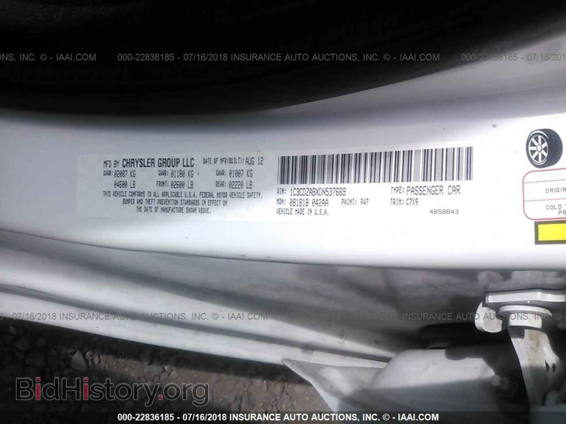 2013 Dodge Avenger - VIN: 1C3CDZABXDN537669 - Photo 9