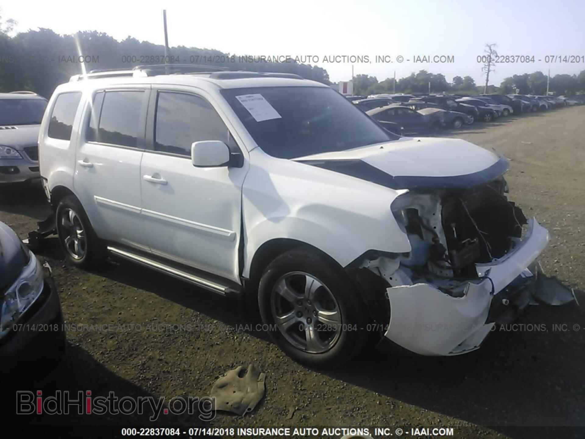 Фотография 5FNYF4H56DB022262 - Honda Pilot 2013