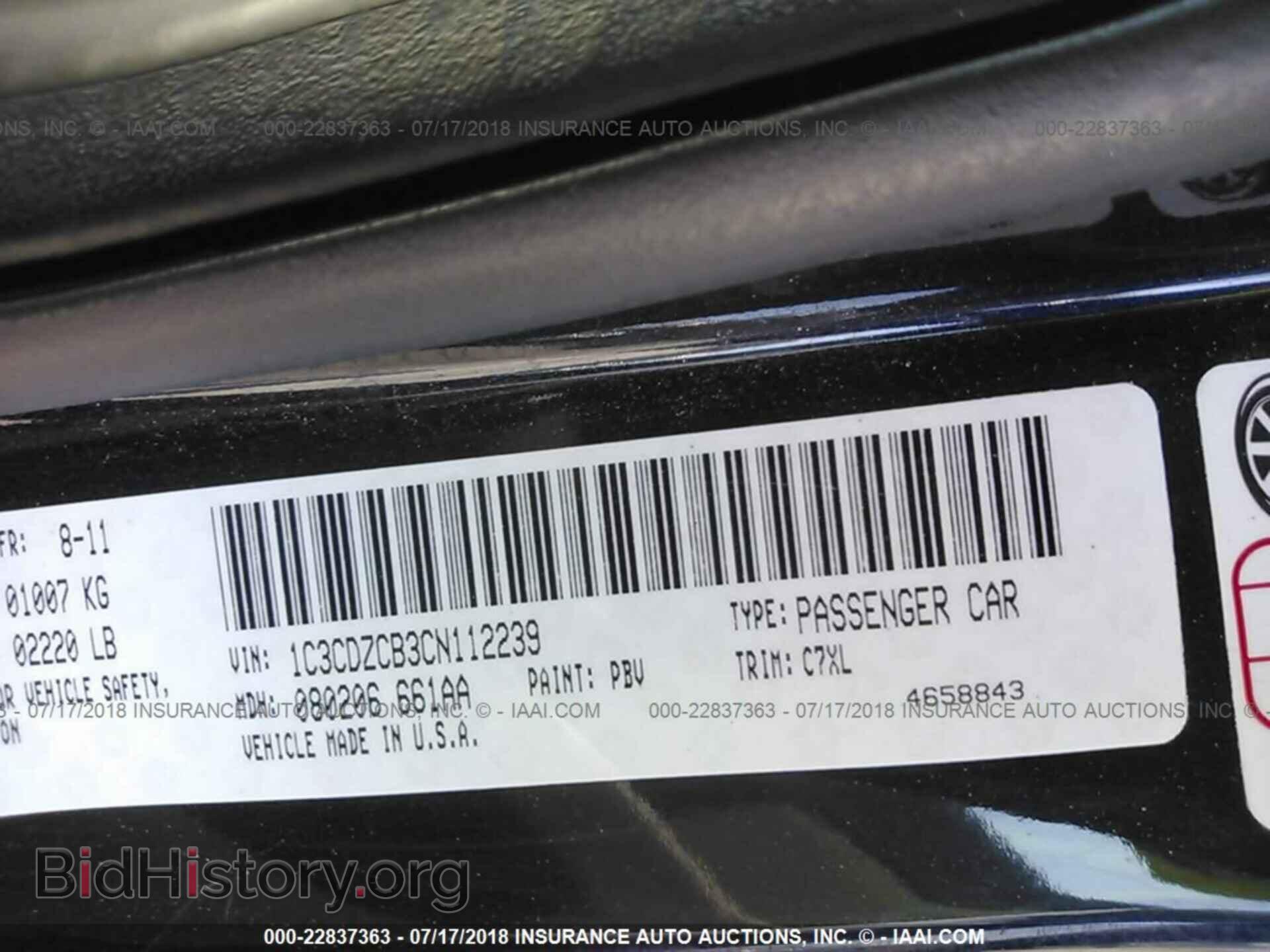 2012 Dodge Avenger - VIN: 1C3CDZCB3CN112239 - Photo 9